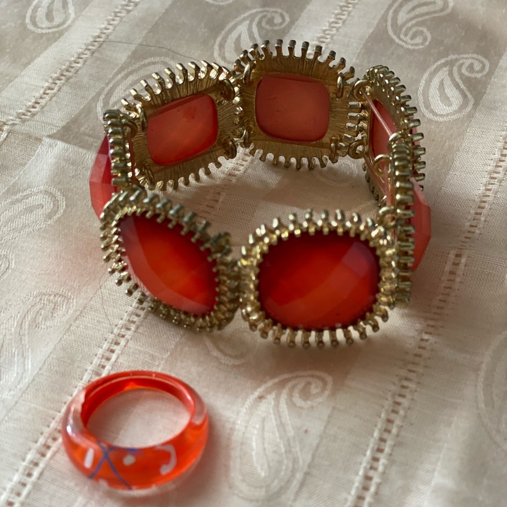 Orange Costume Jewelry